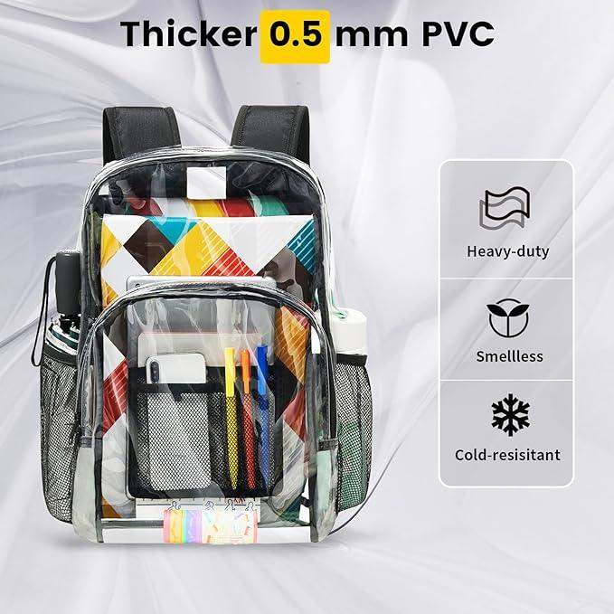 Clear Backpack Heavy Duty