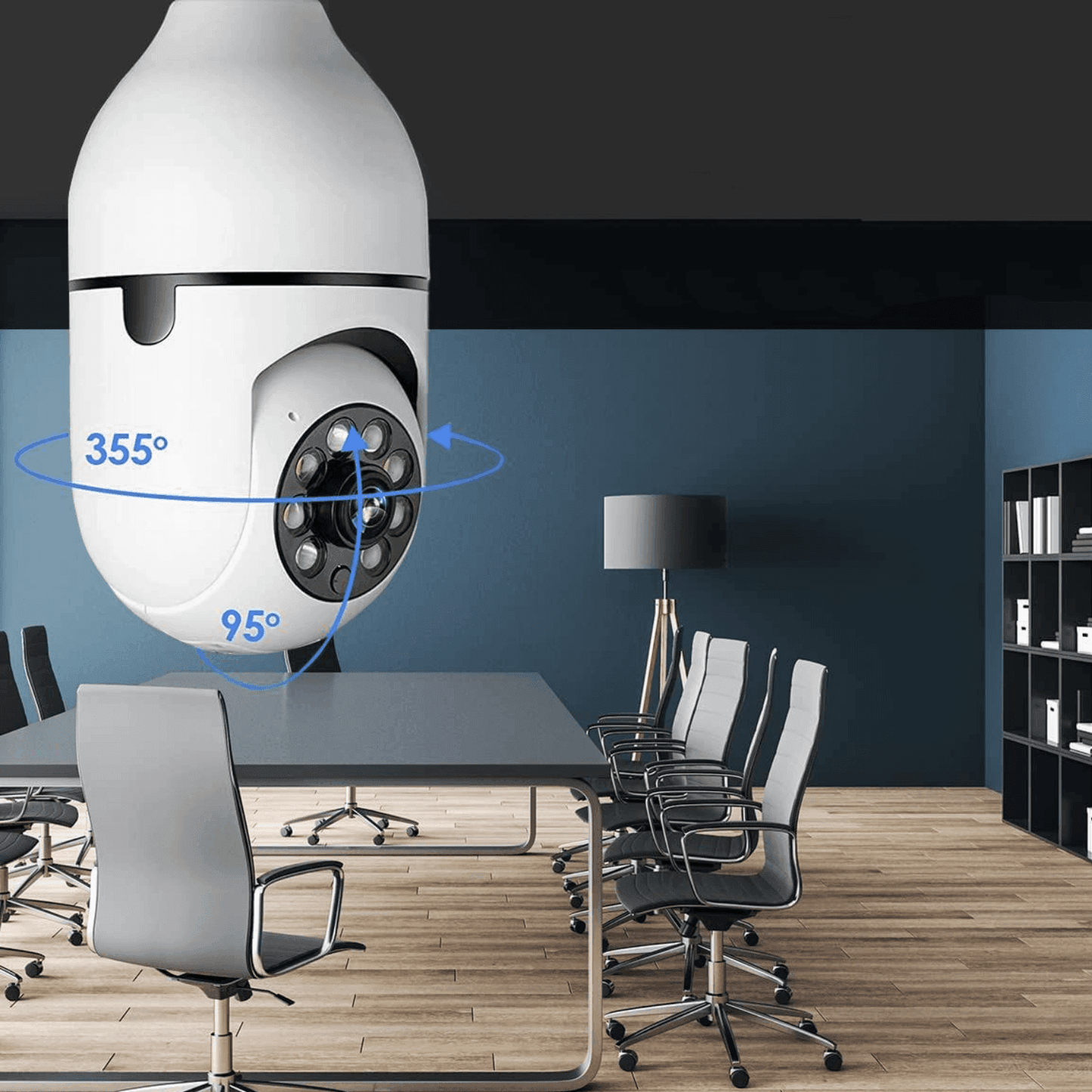 Wireless Indoor / Outdoor Smart HD Light Bulb Security Camera