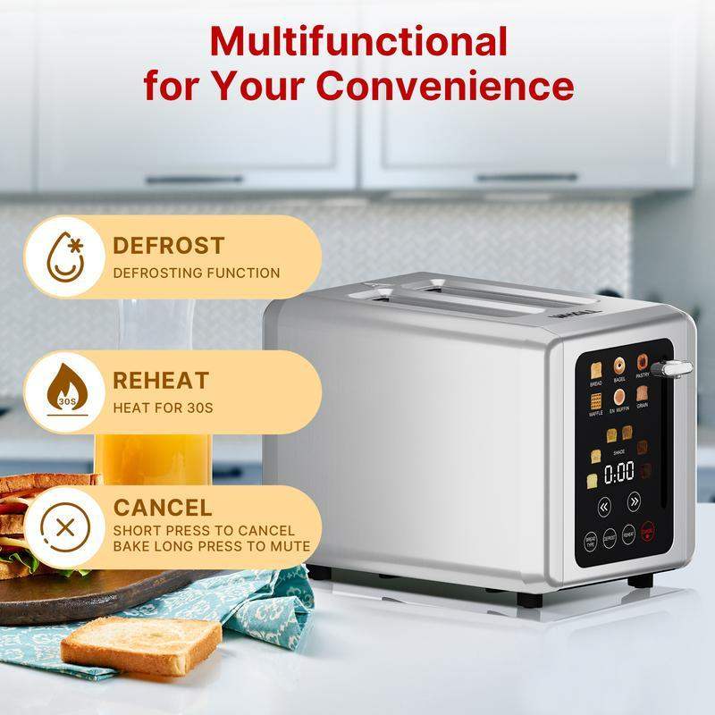 Smart Touch Toaster with Timer