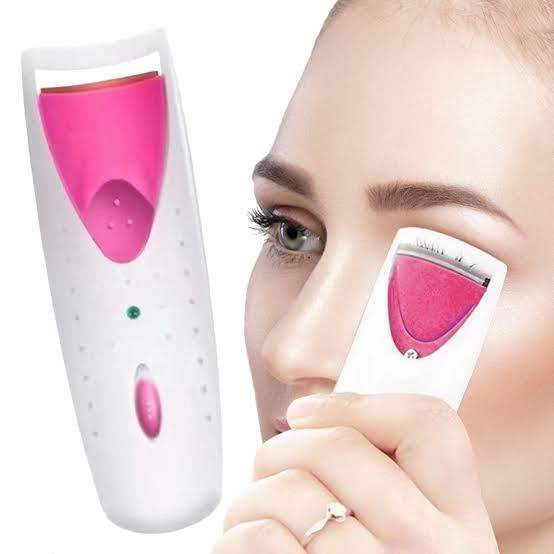 Portable Electric Heated Eyelash Mascara Falsies Curler