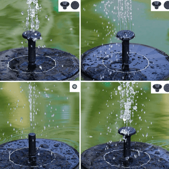 Solar-Powered Garden Fountain Pump