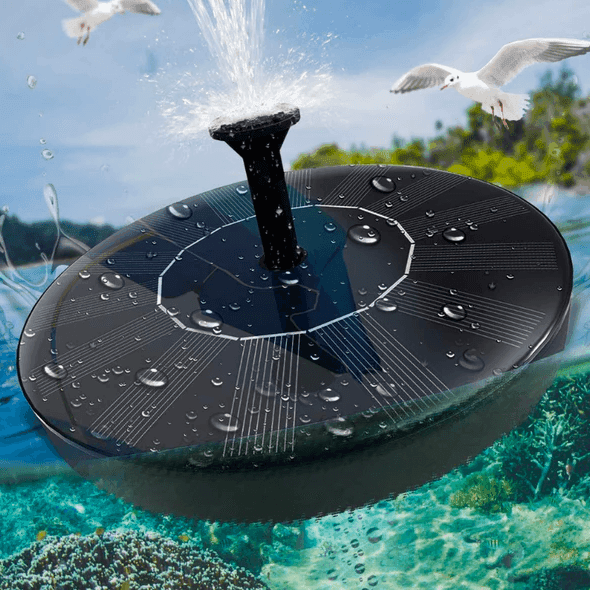 Solar-Powered Garden Fountain Pump
