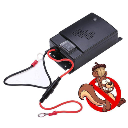 Ultrasonic Car Squirrel Repeller - Get Rid Of Squirrels in 48 Hours