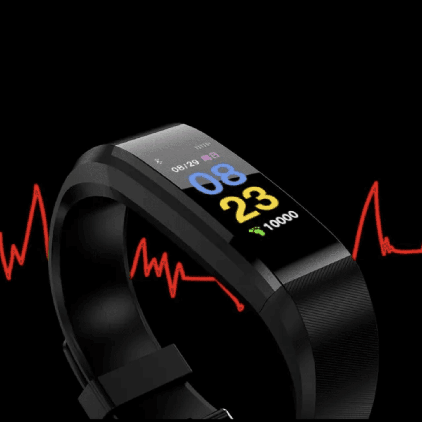 Smart Activity Step Count Blood Pressure Fitness Tracker Wristband Watch