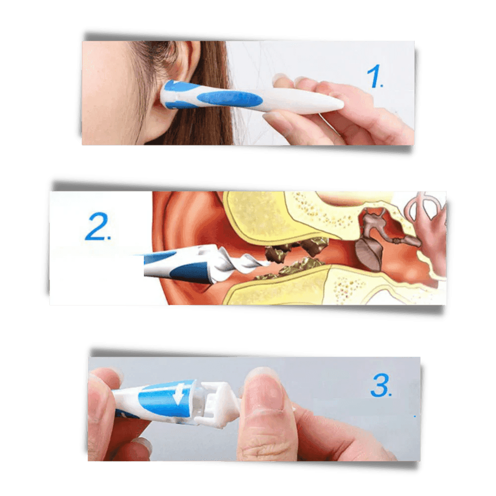 Silicone Spiral Ear Cleaner Tool