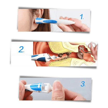 Silicone Spiral Ear Cleaner Tool