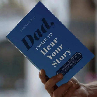 Dad, I Want to Hear Your Story - Heirloom Edition Leather Wrapped Hardcover