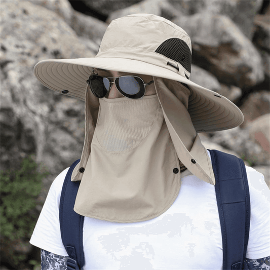 Breathable Wide Brim Outdoor Sun Protection Fishing Hat