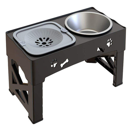 Adjustable Raised Pet Dog Slow Feeder