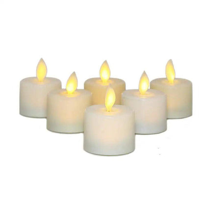 6 Pcs Realistic Flameless Candles With Remote