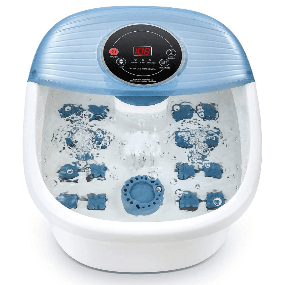 Temperature Controlled Foot Bubble Bath Vibration Massager