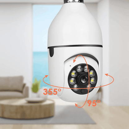 Smart Wifi Indoor / Outdoor Light Bulb Security Camera