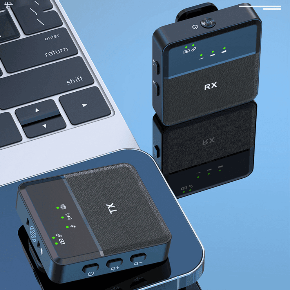 Wireless Bluetooth Lavalier Lapel Microphone