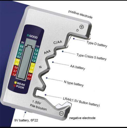 Universal Digital Battery Tester