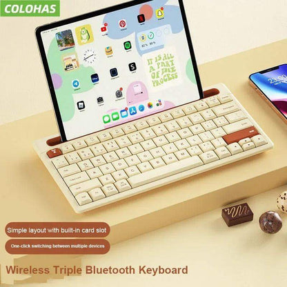 Wireless Bluetooth Tablet Keyboard