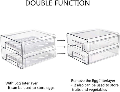 Egg Container Holder For Fridge