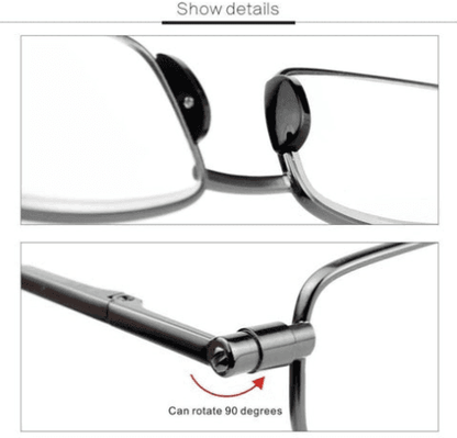 Compact Mens & Ladies Folding Reading Glasses