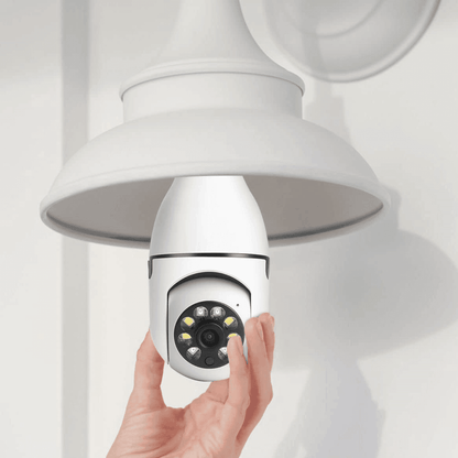 Smart Wifi Indoor / Outdoor Light Bulb Security Camera