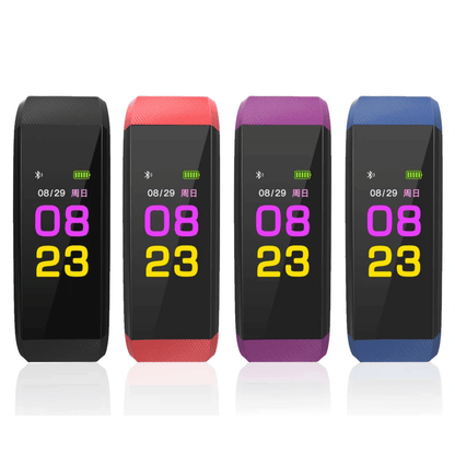 Smart Activity Step Count Blood Pressure Fitness Tracker Wristband Watch