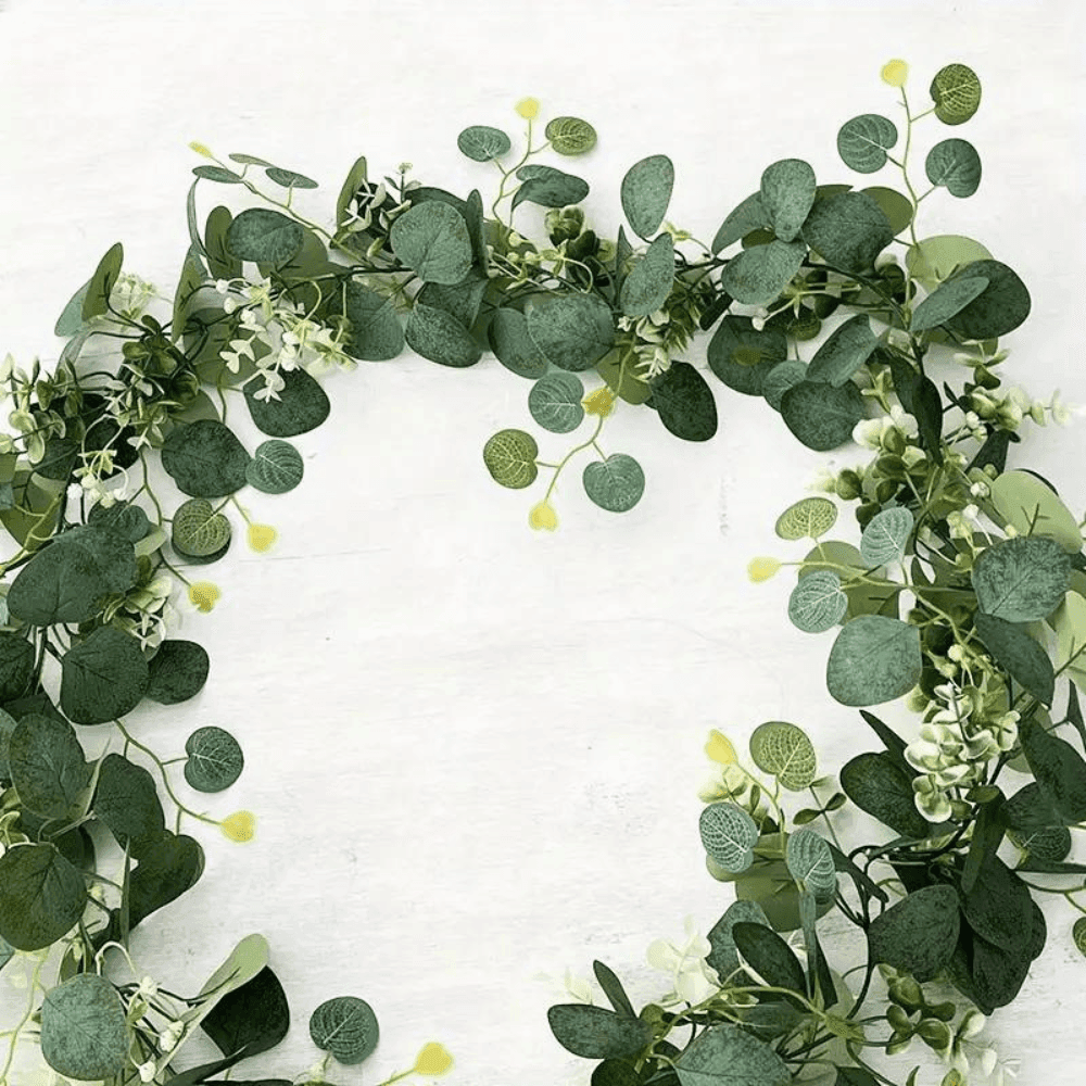 Elegant Decorative Faux Eucalyptus Garland