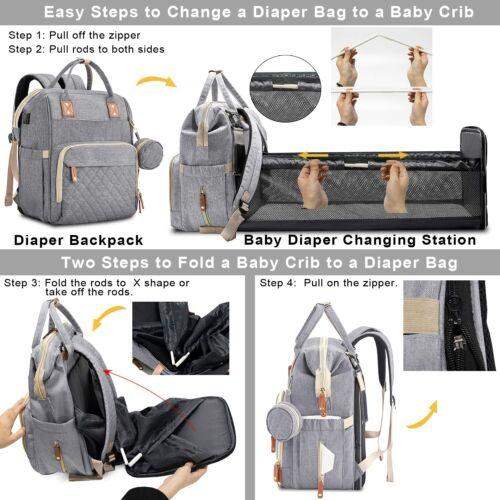 Changing bag - Travelling baby cot