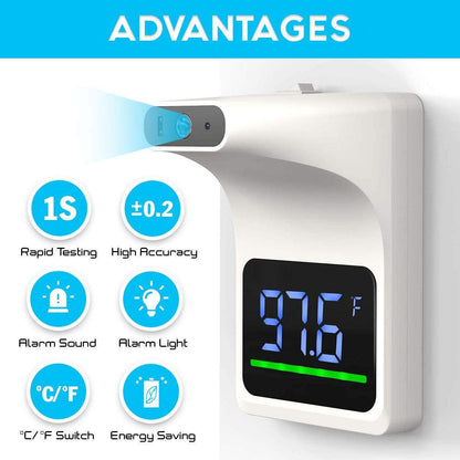 Contactless Wall Mounted Forehead Thermometer