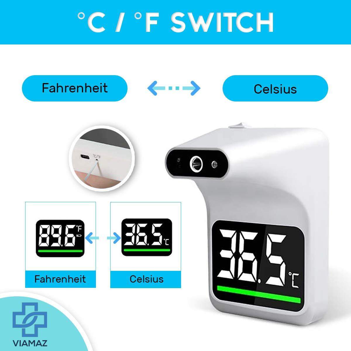 Contactless Wall Mounted Forehead Thermometer