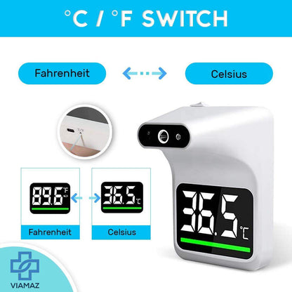 Contactless Wall Mounted Forehead Thermometer