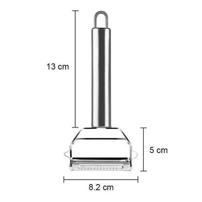 Ultra Sharp Stainless Steel Multi-function Vegetable Peeler & Julienne Cutter Potato Carrot Grater