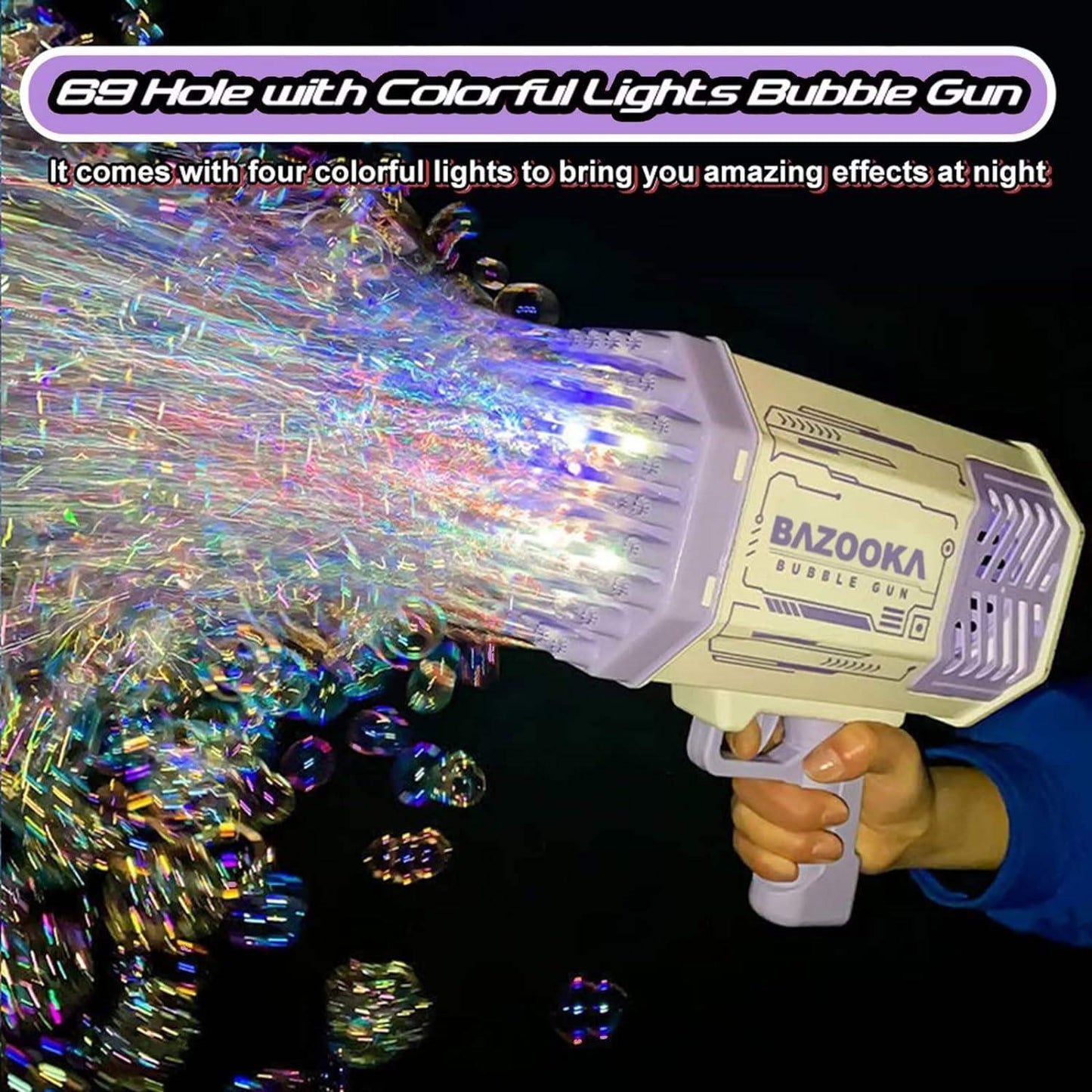 Bubble Gun Blaster Toy