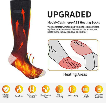 2 Pairs Of Unisex Heated Socks