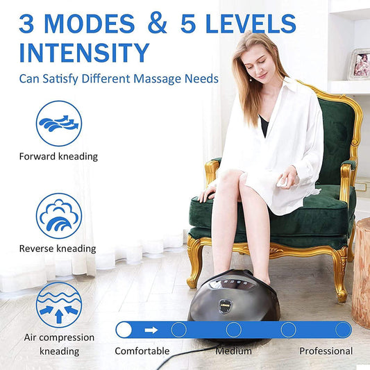 Shiatsu Electric Foot Massager With Heat