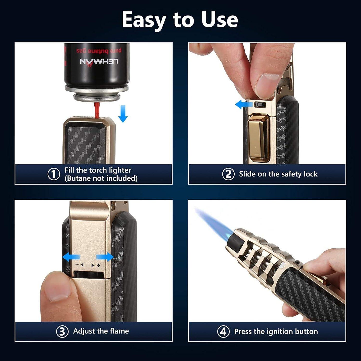 Windproof Torch Lighter