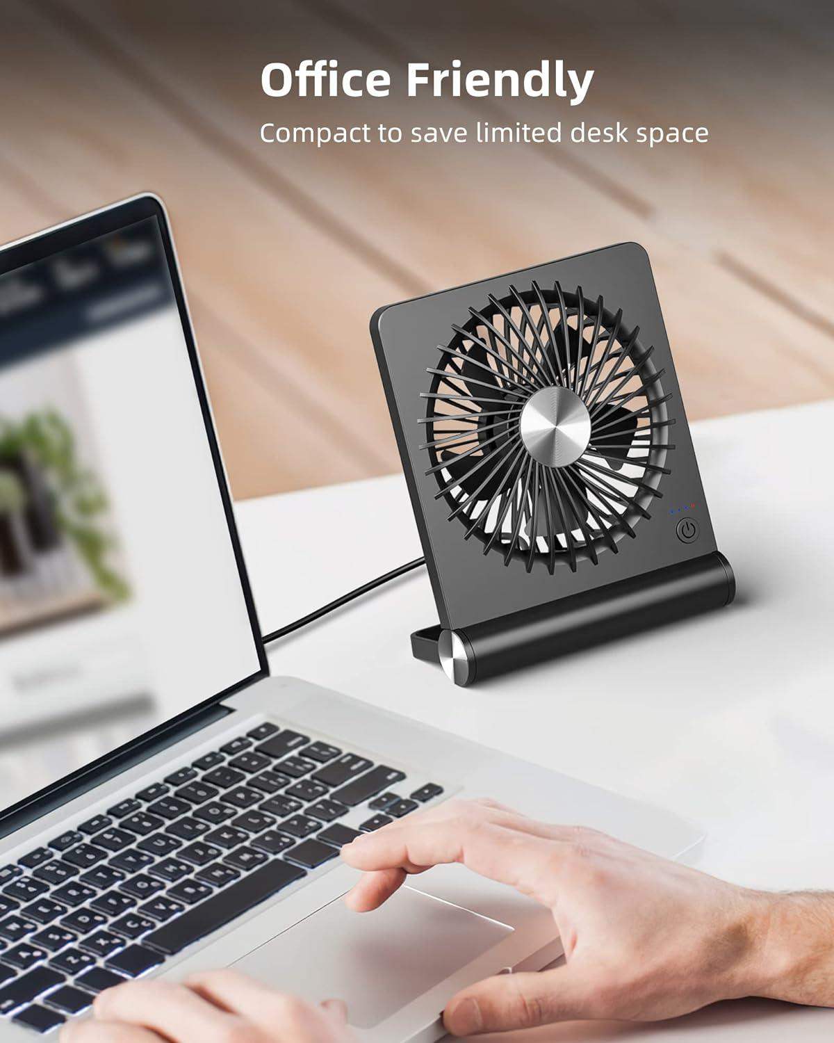 Ultra Quiet Small Desk Fan