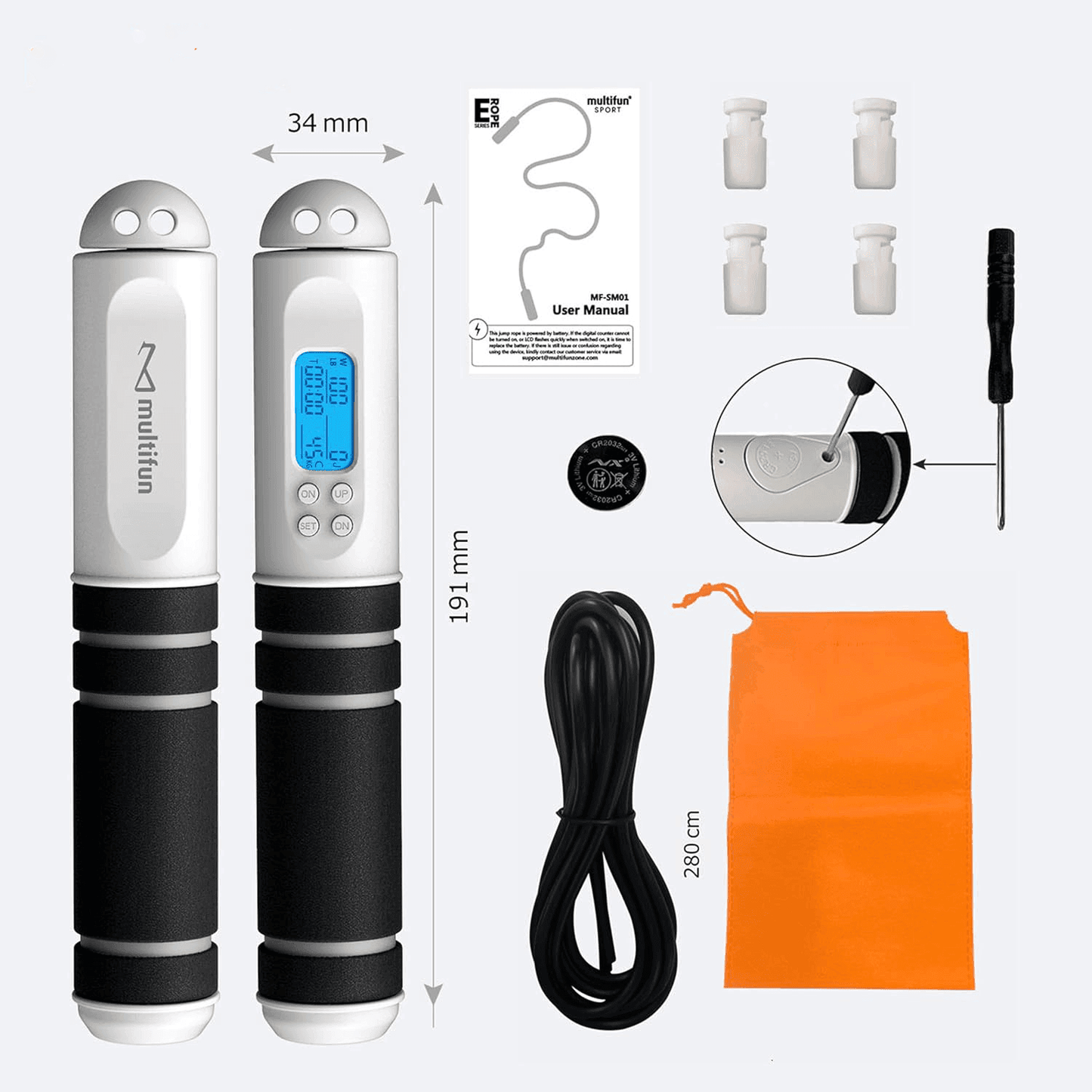 Speed Skipping Jump Rope With Calorie Counter