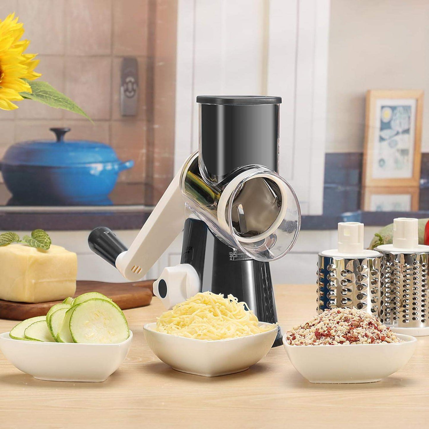 Rotary Cheese Vegetable Manual Grater