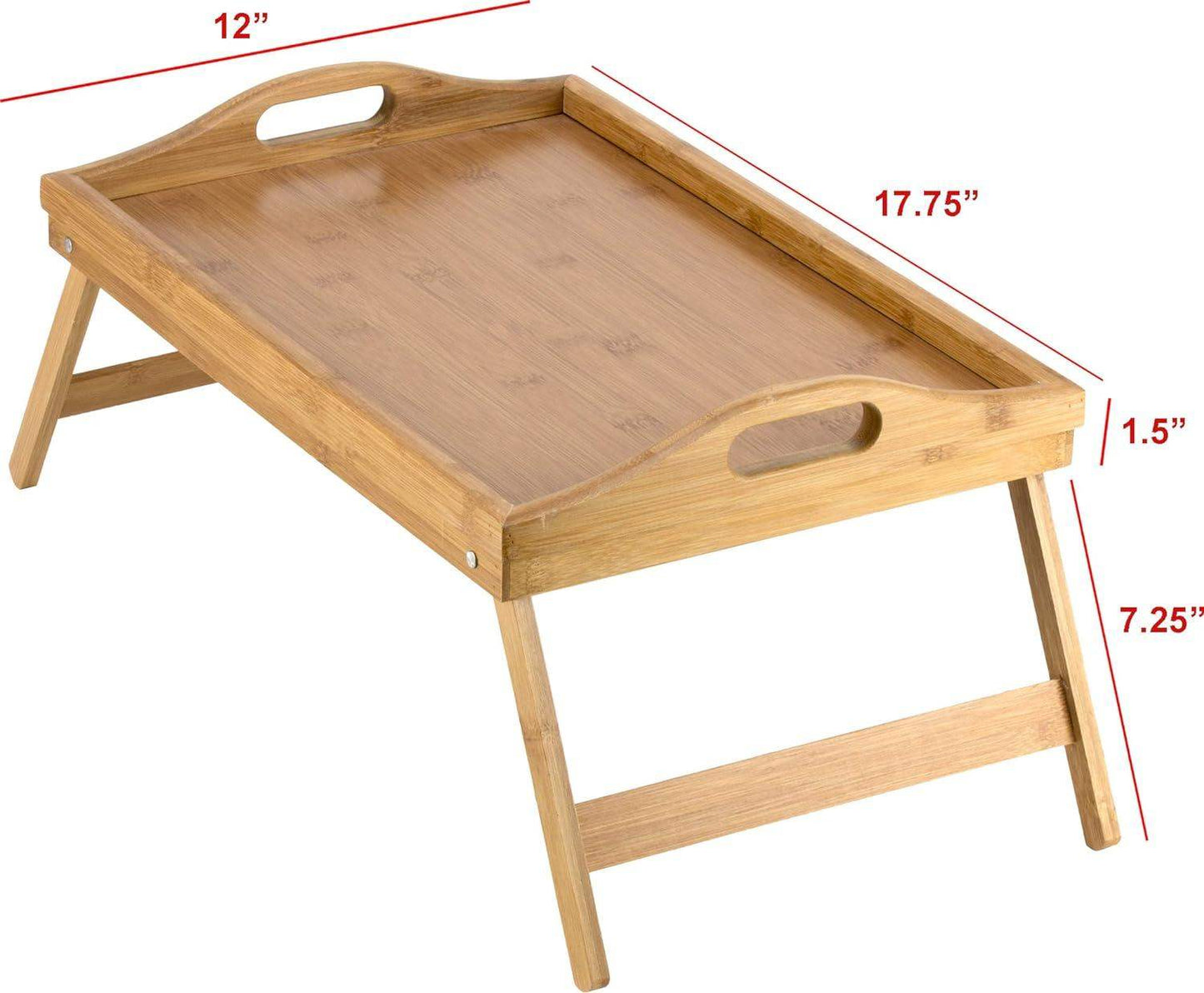 Bed Table Tray with Folding Legs