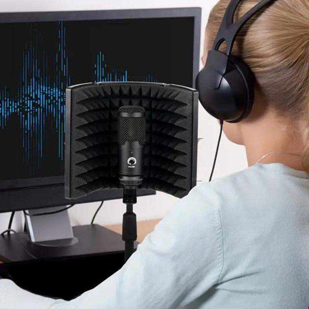 Voice Recording Sound Isolation Booth Noise Shield