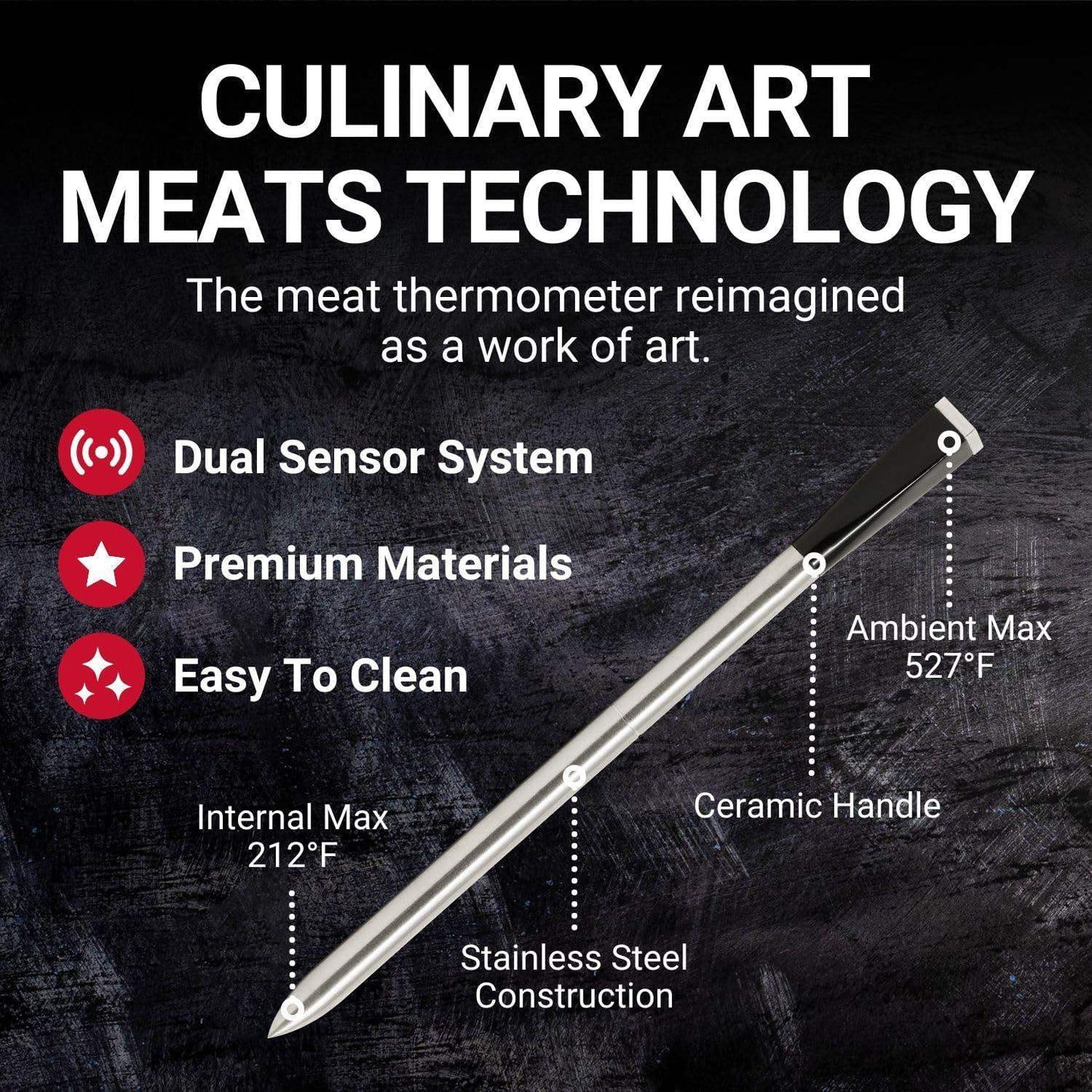 Wireless Smart Meat Thermometer