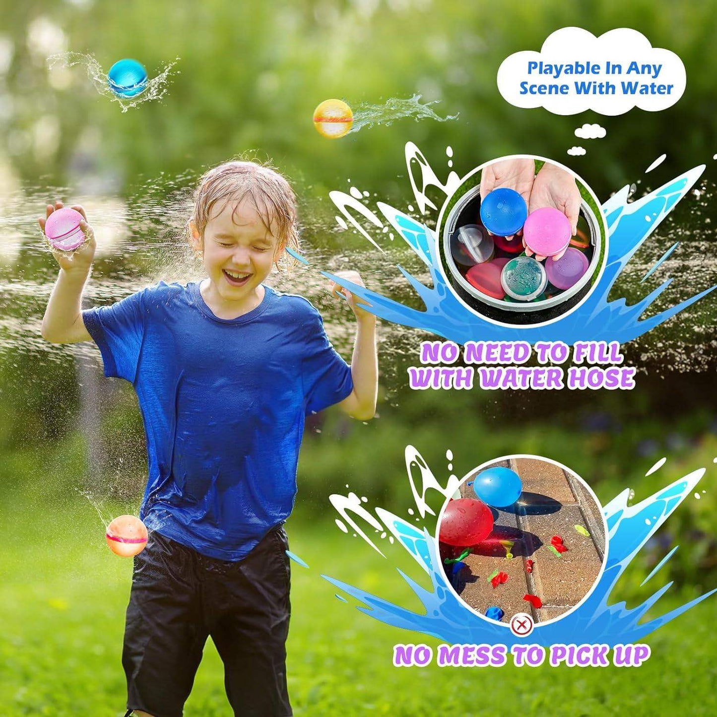 Reusable Magnetic Water Balloons