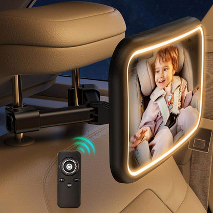 Baby Car Mirror With Light