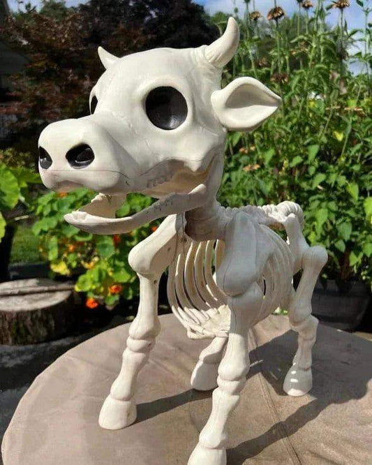 Halloween Skeleton Cow & Horse Decorative Prop