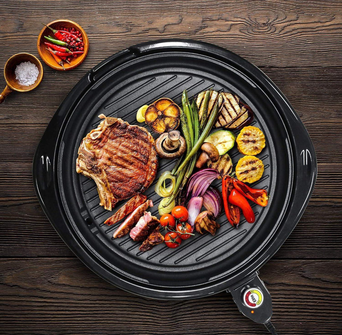 Smokeless Electric Tabletop Grill Nonstick