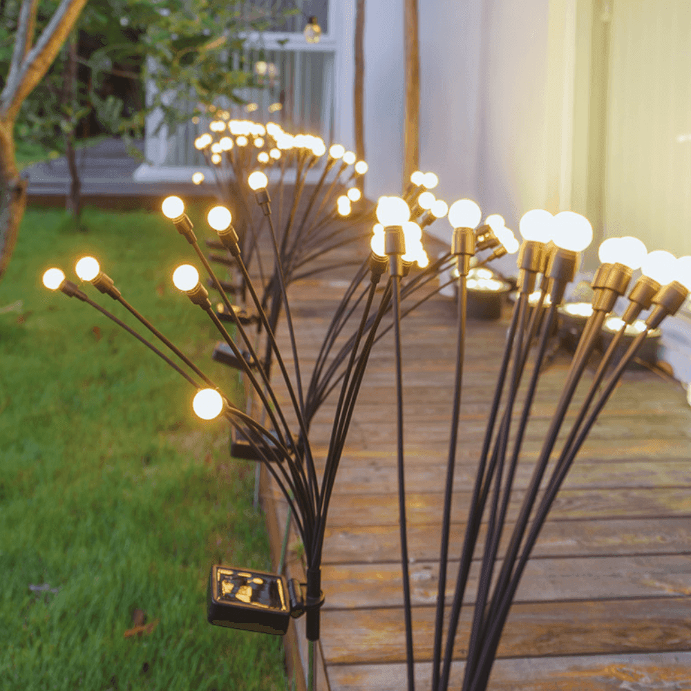 Swaying Solar Powered Firefly Lights for Outdoor Garden