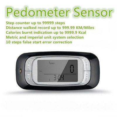 Walking 3D Pedometer with Clip and Strap plus. 30 Days Memory, Accurate Step Counter