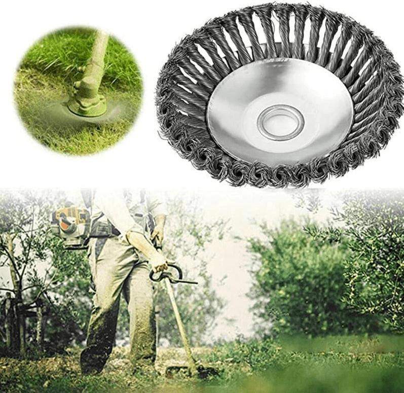 Weeding brush head for brushcutter