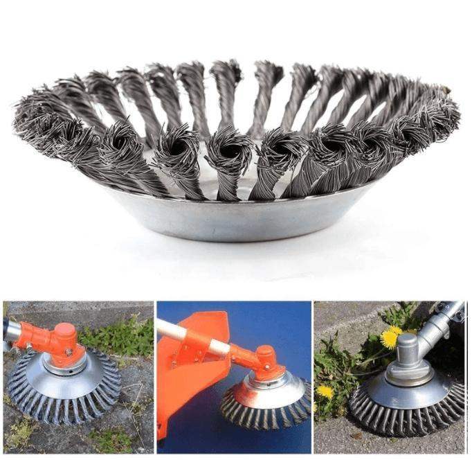 Weeding brush head for brushcutter