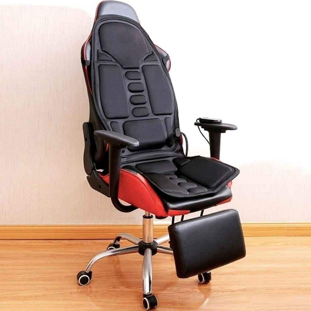 8 Mode Massage Chair Pad With Heated Back Neck Cushion For Car & Home