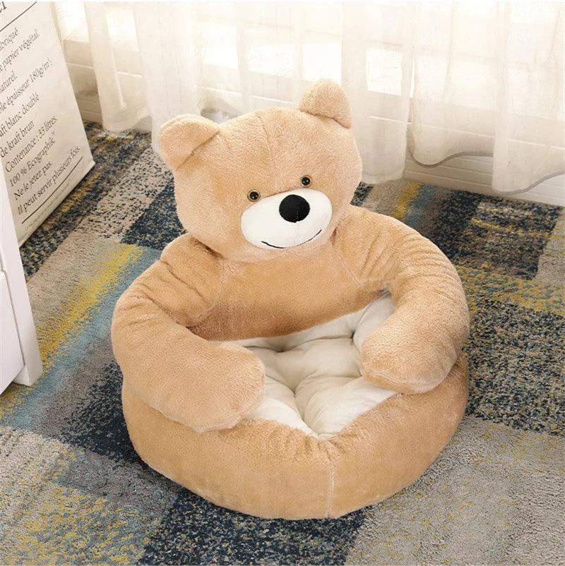 Bear Shaped Winter Plush Pet Dog Bed