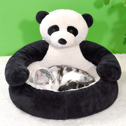 Bear Shaped Winter Plush Pet Dog Bed